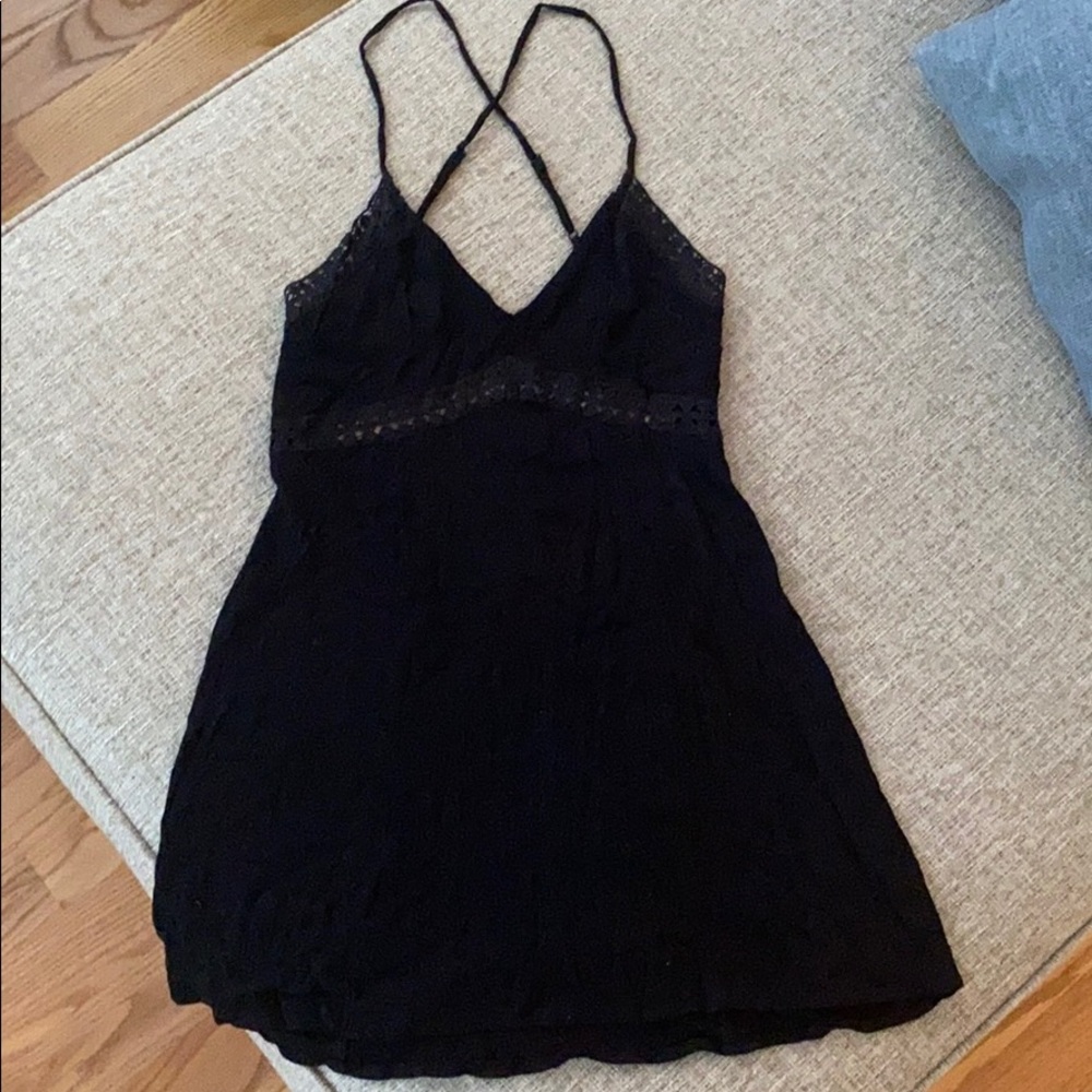 Free People black mini dress